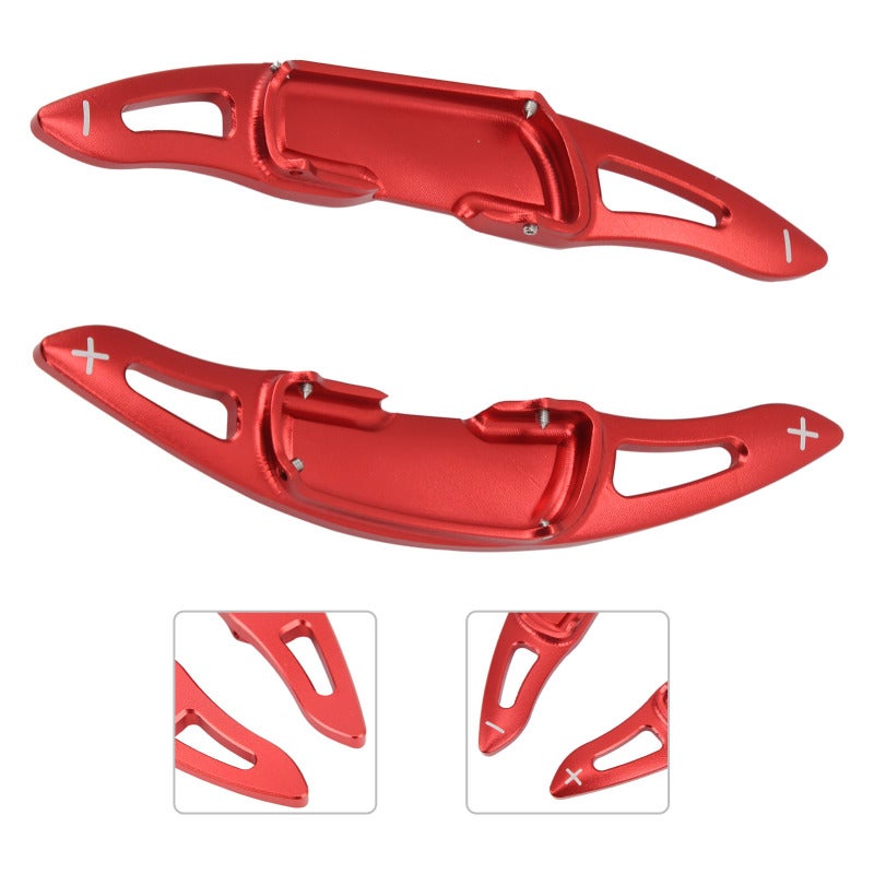 Car Steering Wheel Paddle Billet Aluminum Alloy Caps - Corrosion Resistant Heightened Shift Paddle Extension for Mazda 3 2014-Up, Mazda 6 2014-Up, CX-3, CX-5 - Image 2