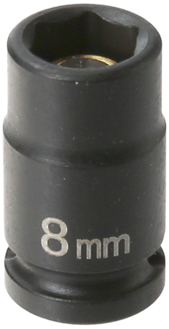 Grey Pneumatic (908MG 1/4" Drive x 8mm Magnetic Standard Socket