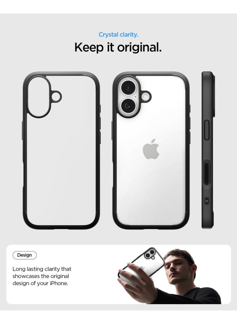 Spigen Ultra Hybrid iPhone 17 Case Cover (2025) - Matte Black - Image 5