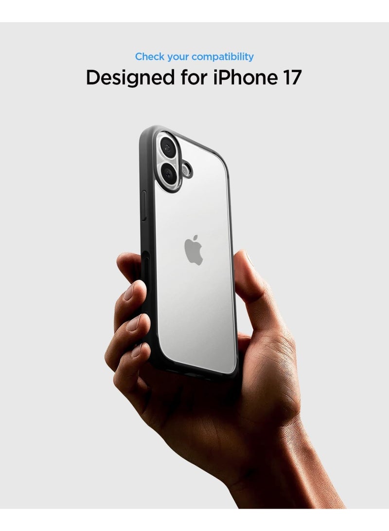 Spigen Ultra Hybrid iPhone 17 Case Cover (2025) - Matte Black - Image 4