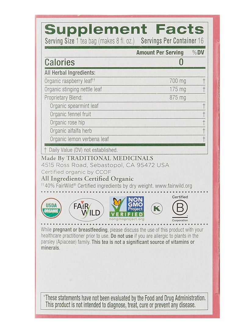 Tm Traditional Medicinal Pregnancy Tea, 16 Teabags - Image 2