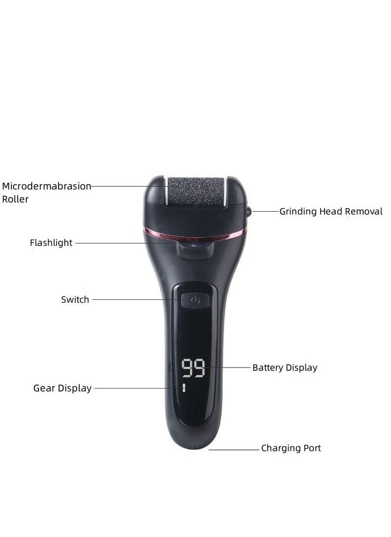 Elaimei Electric Grinding Pedicure Tools Foot Sandpaper Foot File for Heels Professional Foot Care Tool Dead Hard Skin Callus Remover  - Image 2
