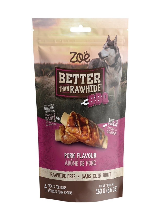 Zoe Rawhide Free BBQ Pork Rib Dog Treat, 160 GR