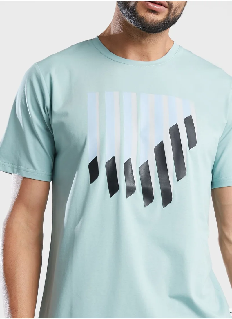الإمارات Optical Graphic T-Shirt