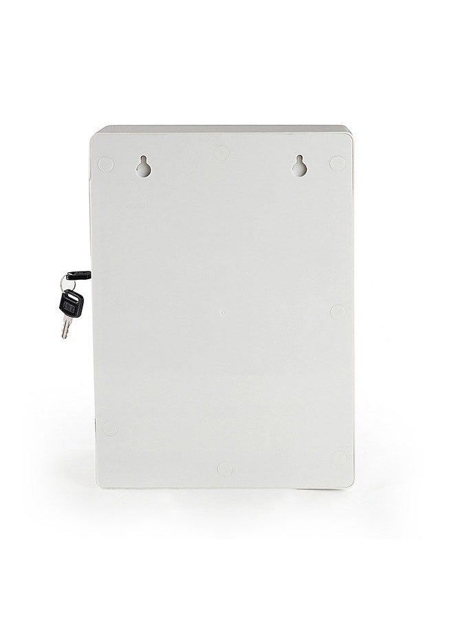 Multifunctional Suggestion Box with Lock Design Paper Pen Keys 8 Replaceable Tags Ballot Box Donation Box Letter Box Complaint Box