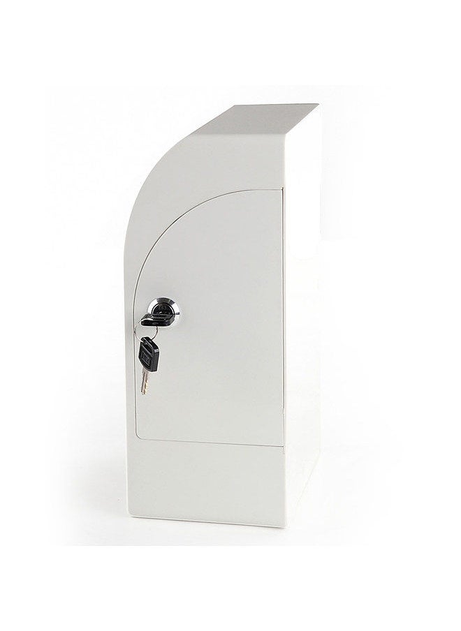 Multifunctional Suggestion Box with Lock Design Paper Pen Keys 8 Replaceable Tags Ballot Box Donation Box Letter Box Complaint Box