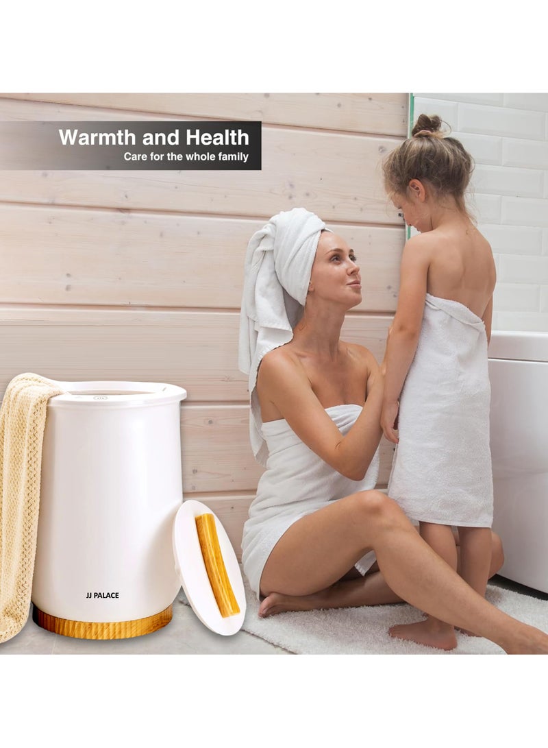 JJ PALACE JJ PALACE Towel Warmer Quality Tested  Luxury Towel Warmer Bucket Large Towel Warmers for Bathroom Auto Shut Off Fits Up to Two 40X70 Oversized Towels Bathrobes Blankets PJs and More CL1 - Image 3