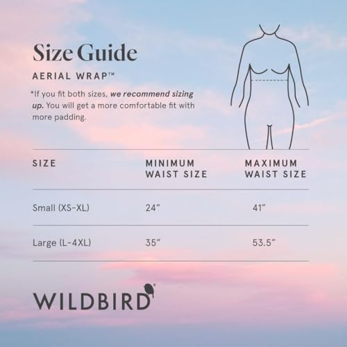 WildBird - Aerial Buckle Wrap - 0-6 Months - Large (L-4XL) Willow - Newborn Baby Carrier - Front Carry - Soft Fabric, Straps, Head Support, Padded Waist Belt - Baby Essentials - New Mom Gifts - Image 3