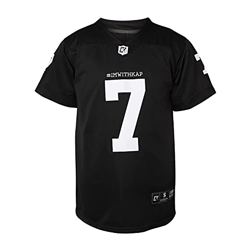 MESOSPERO ImWithKap 7 Colin Kaepernick IM with KAP All Stitched Movie Football Jersey Black S-XXXL (Black, Small) - Image 2