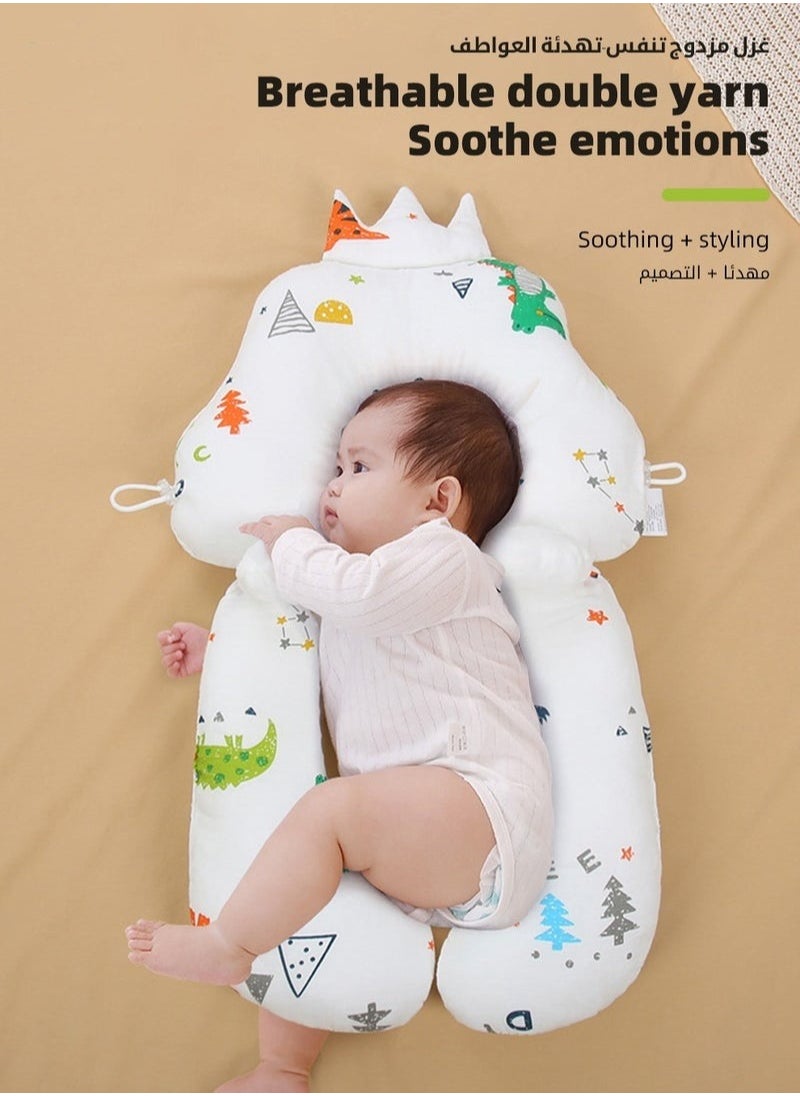 DOOKOO Baby Shaping Pillow for Infants and Toddlers, Adjustable and Removable Design, Breathable and Washable, Toddler Sleep Security Gods, Head Shape Correction Deviated Head Soothing Pillow  - Image 2