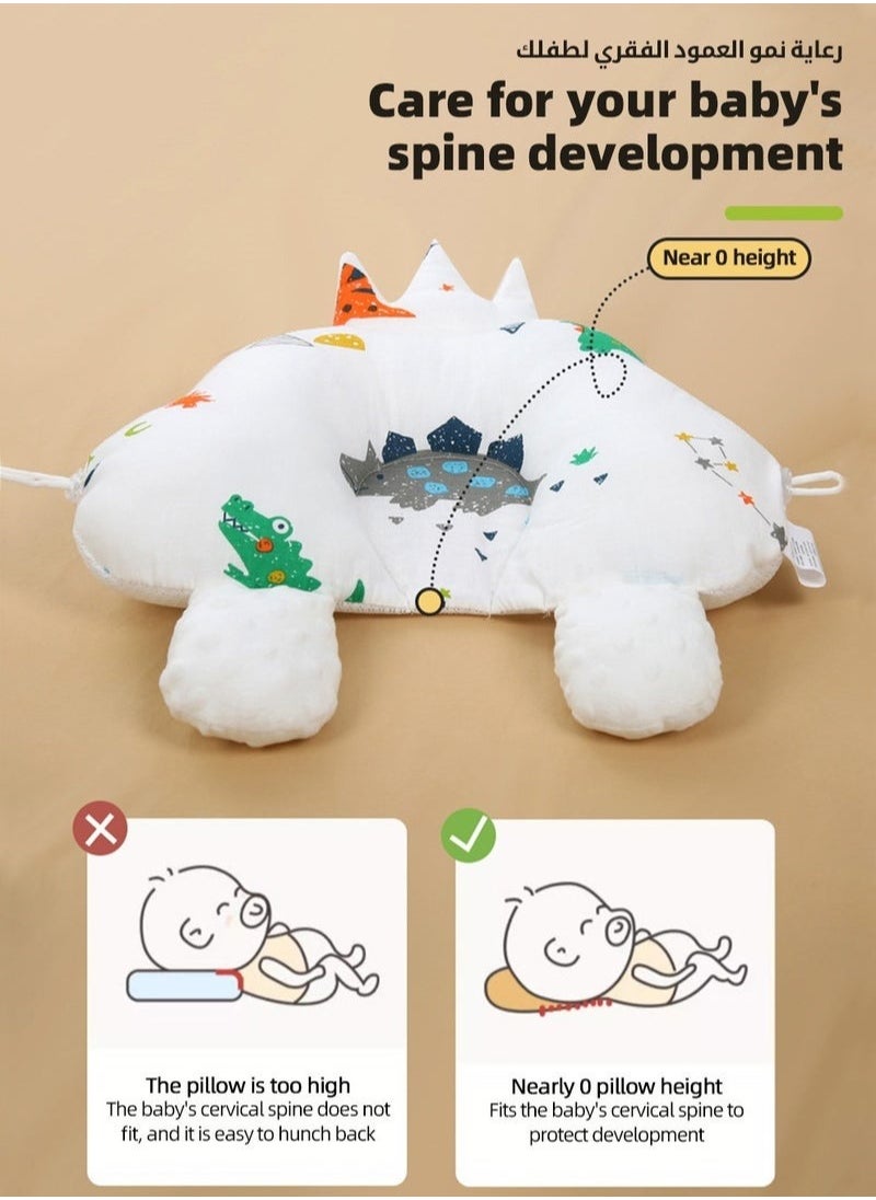 DOOKOO Baby Shaping Pillow for Infants and Toddlers, Adjustable and Removable Design, Breathable and Washable, Toddler Sleep Security Gods, Head Shape Correction Deviated Head Soothing Pillow  - Image 4
