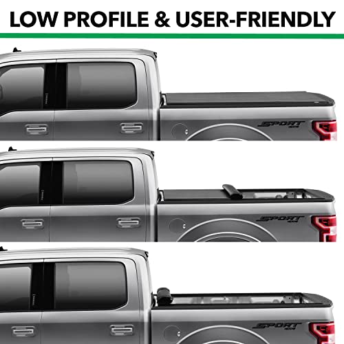 RealTruck Gator Covers Gator ETX Soft Roll Up Truck Bed Tonneau Cover | 53109 | Fits 2014 - 2018, 2019 Ltd/Lgcy Chevy/GMC Silverado/Sierra 5' 9" Bed (69.3'') - Image 3