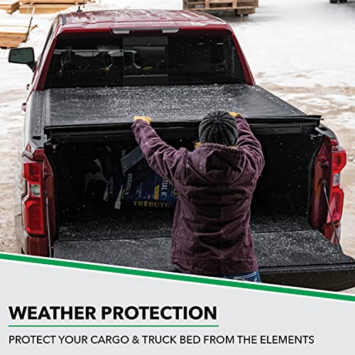 RealTruck Gator Covers Gator ETX Soft Roll Up Truck Bed Tonneau Cover | 53109 | Fits 2014 - 2018, 2019 Ltd/Lgcy Chevy/GMC Silverado/Sierra 5' 9" Bed (69.3'') - Image 4
