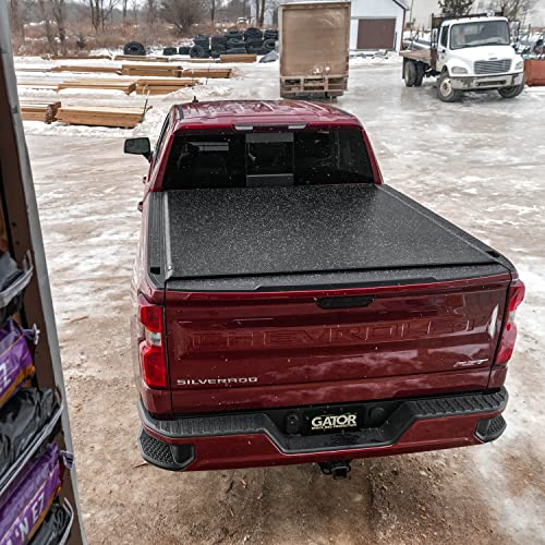 RealTruck Gator Covers Gator ETX Soft Roll Up Truck Bed Tonneau Cover | 53109 | Fits 2014 - 2018, 2019 Ltd/Lgcy Chevy/GMC Silverado/Sierra 5' 9" Bed (69.3'') - Image 5