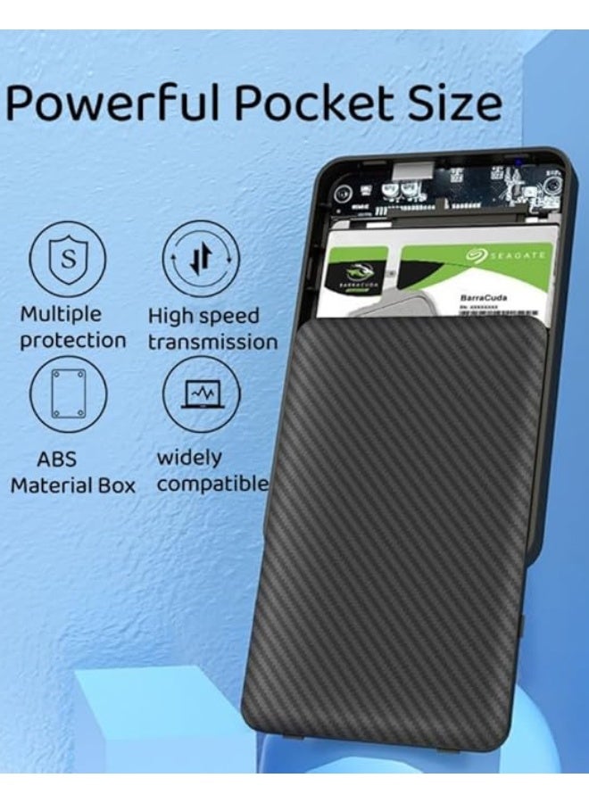 500G External Hard Drive-USB 3.0 Portable HDD Ultra Slim External Hard Drives 5Gbps High Speed Hard Drive-ps5 External Hard Drive for PC, Laptop (500G) - Image 3