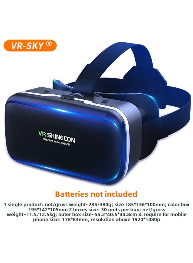 نظارات الواقع الافتراضي الذكية المثبتة على الرأس، مرآة سحرية G04، نظارات الواقع الافتراضي الرقمية ثلاثية الأبعاد، تجربة ألعاب عالية الدقة - اللون: HD VR - مستقلة - Image 1