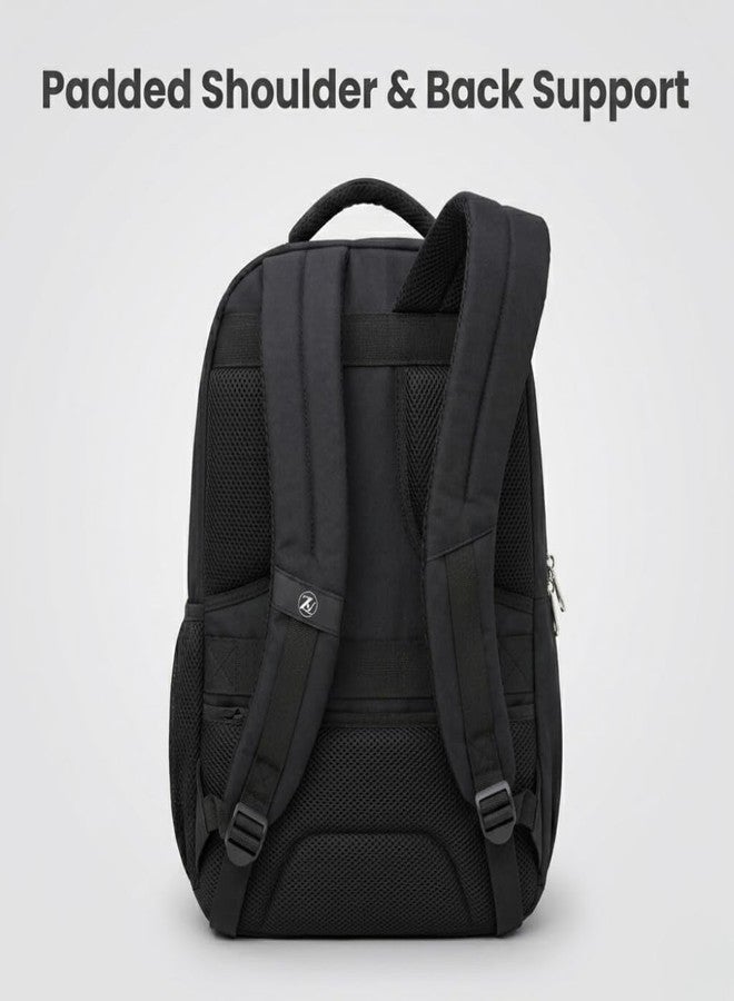 Water-Resistant Laptop Backpack for Men & Women | Lightweight Travel Bag with Multiple Compartments, Anti-Theft Zipper, Durable Office & College Backpack - Image 3