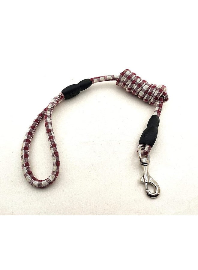 طقم حزام ومقود من القطن للجراء | حزام قابل للتعديل مع حبل للمقود للكلاب الصغيرة والمتوسطة الحجم - 15 مم (قد يختلف اللون) - Image 3