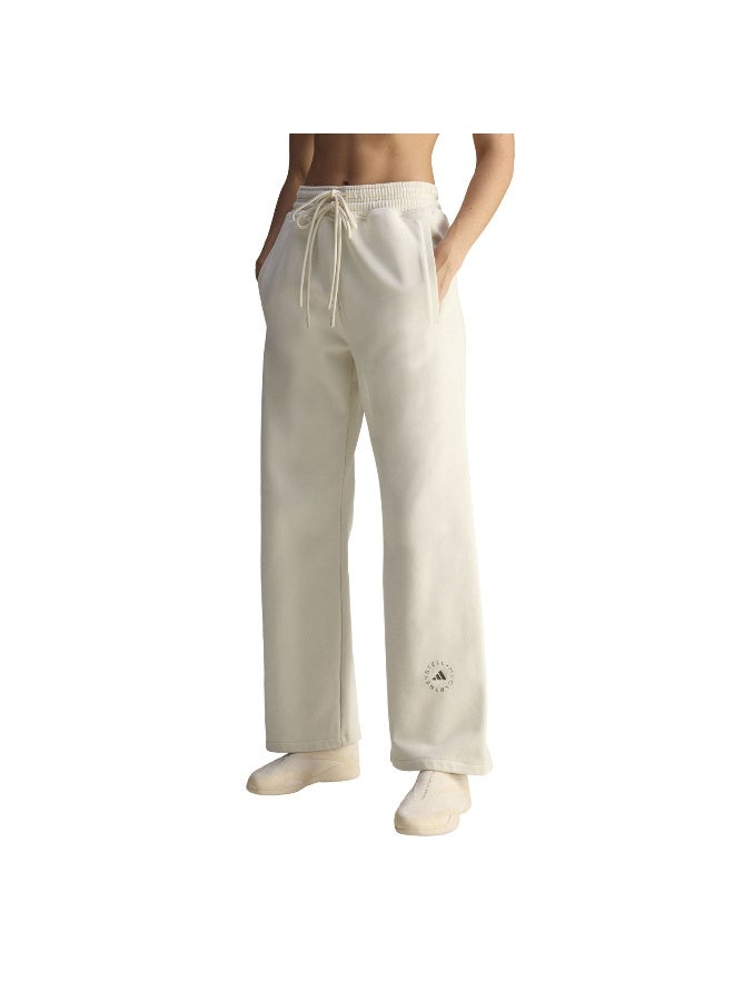 Adidas Asmc Straight P Beige Training Pants For Women 2XS - Image 2