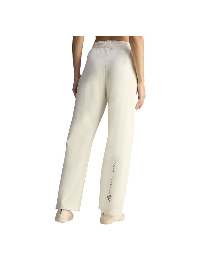 Adidas Asmc Straight P Beige Training Pants For Women 2XS - Image 3