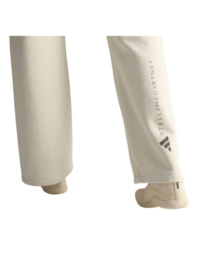 Adidas Asmc Straight P Beige Training Pants For Women 2XS - Image 5