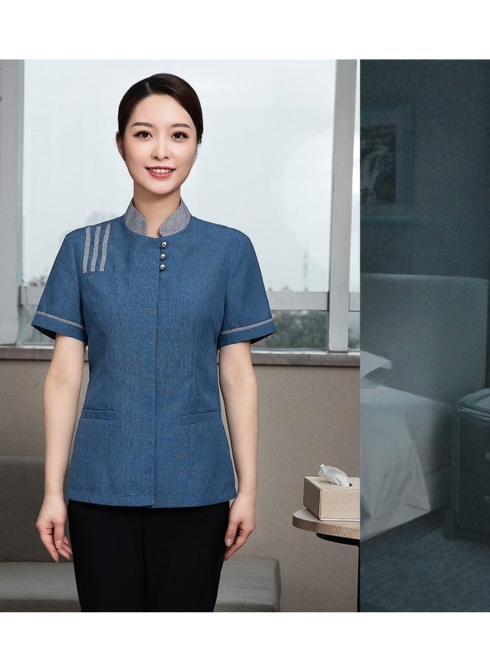 KUYING New Summer Cleaner Work Clothes 