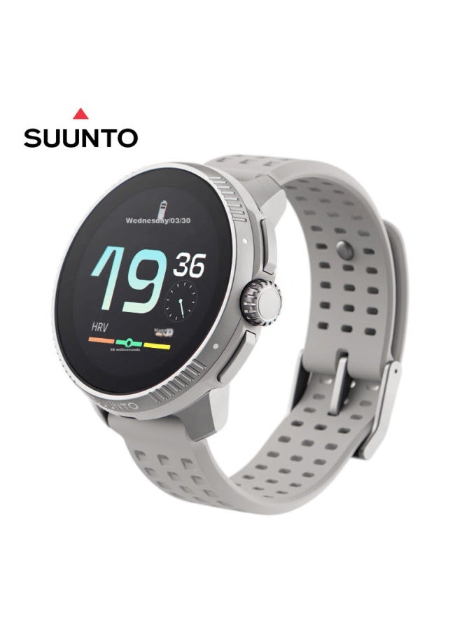 Suunto Race Outdoor Training Wrisch, Trail Running Heart Rate Blood Oxygen Sports Smarch, Birthday Gift, Snow Mountain White - Image 4