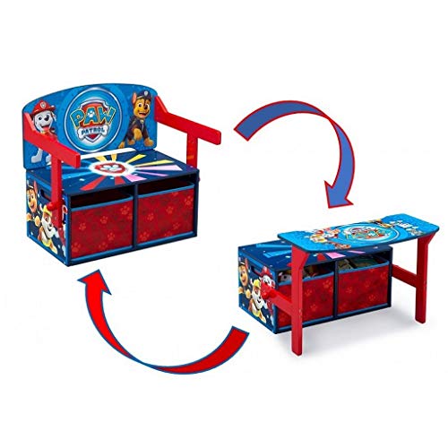 Delta CHILDREN مقعد نشاط قابل للتحويل للأطفال من دلتا تشيلدرن معتمد من غرينغارد جولد نيك جونيور باترول PAW