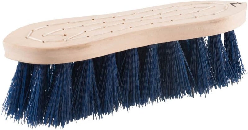 Horze Wood Back Hard Brush  2in  Peacoat Dark Blue  One Size - Image 1