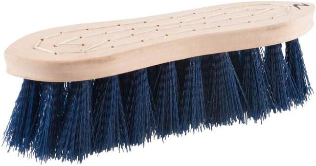 Horze Wood Back Hard Brush  2in  Peacoat Dark Blue  One Size - Image 2