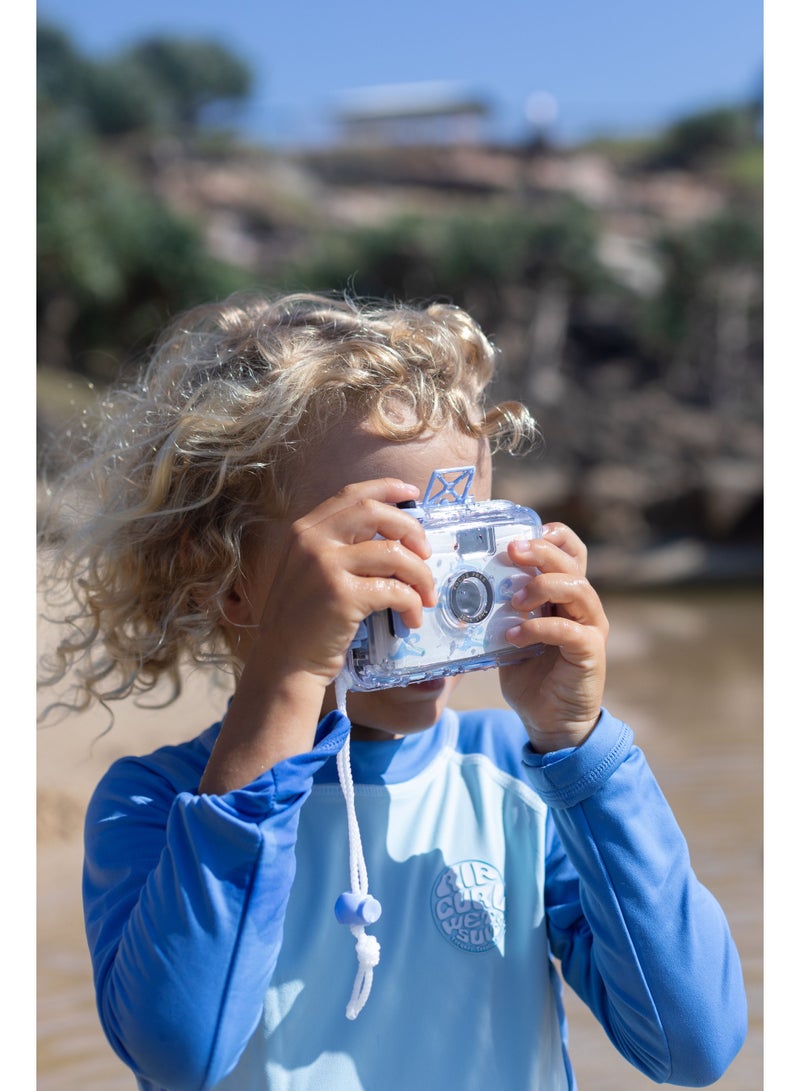 SUNNY LIFE Kids Waterproof Camera – Blue Wave Underwater Film Camera – 35mm Reusable Camera for Pool, Beach, Snorkeling – Beginner-Friendly - Image 2
