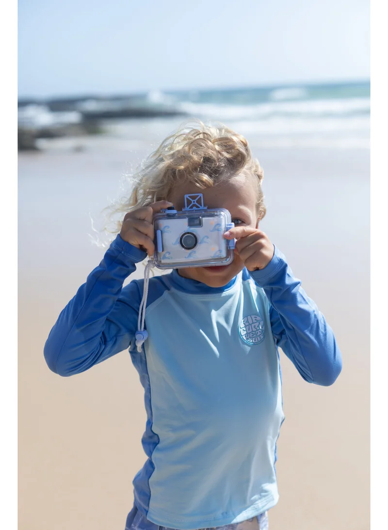 SUNNY LIFE Kids Waterproof Camera – Blue Wave Underwater Film Camera – 35mm Reusable Camera for Pool, Beach, Snorkeling – Beginner-Friendly