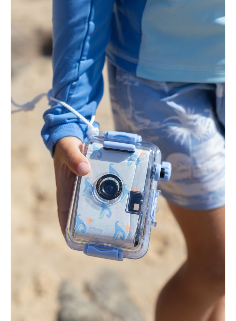 SUNNY LIFE Kids Waterproof Camera – Blue Wave Underwater Film Camera – 35mm Reusable Camera for Pool, Beach, Snorkeling – Beginner-Friendly - Image 3