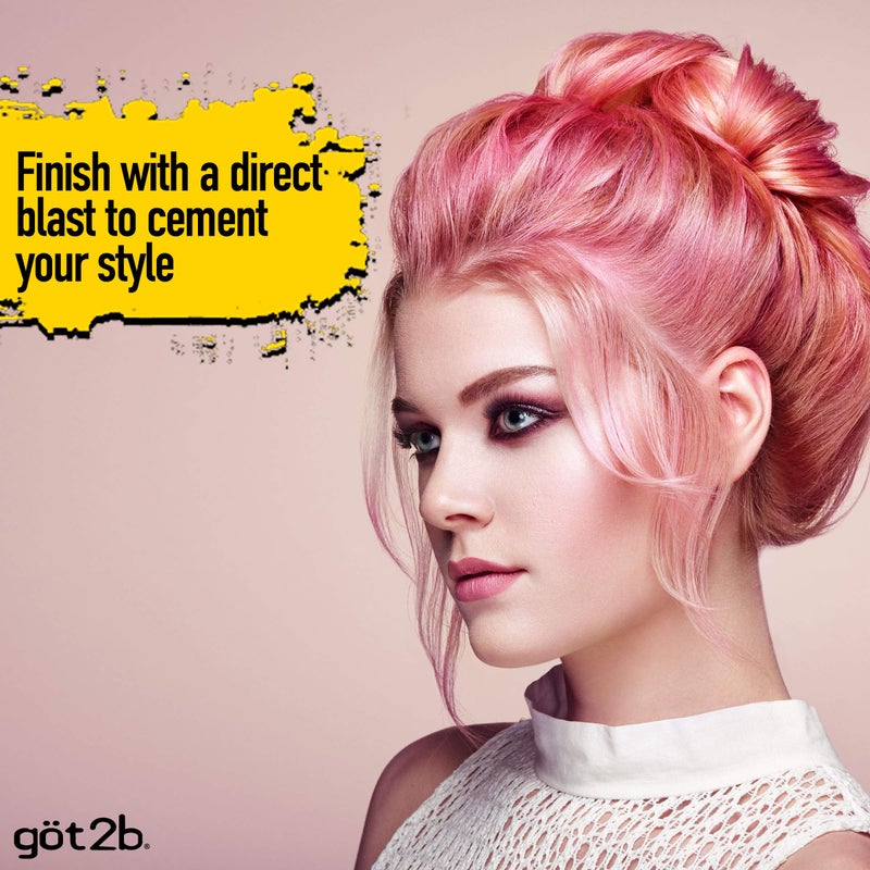 got2b Glued Blasting Freeze Hair Spray, 12 Fl Oz, Pack of 6, Extra Strong Holding Spray for Spikes & Styles, Long-Lasting All-Day Hold, Wind-Tested, Humidity-Resistant, Washes Out Easily - Image 4