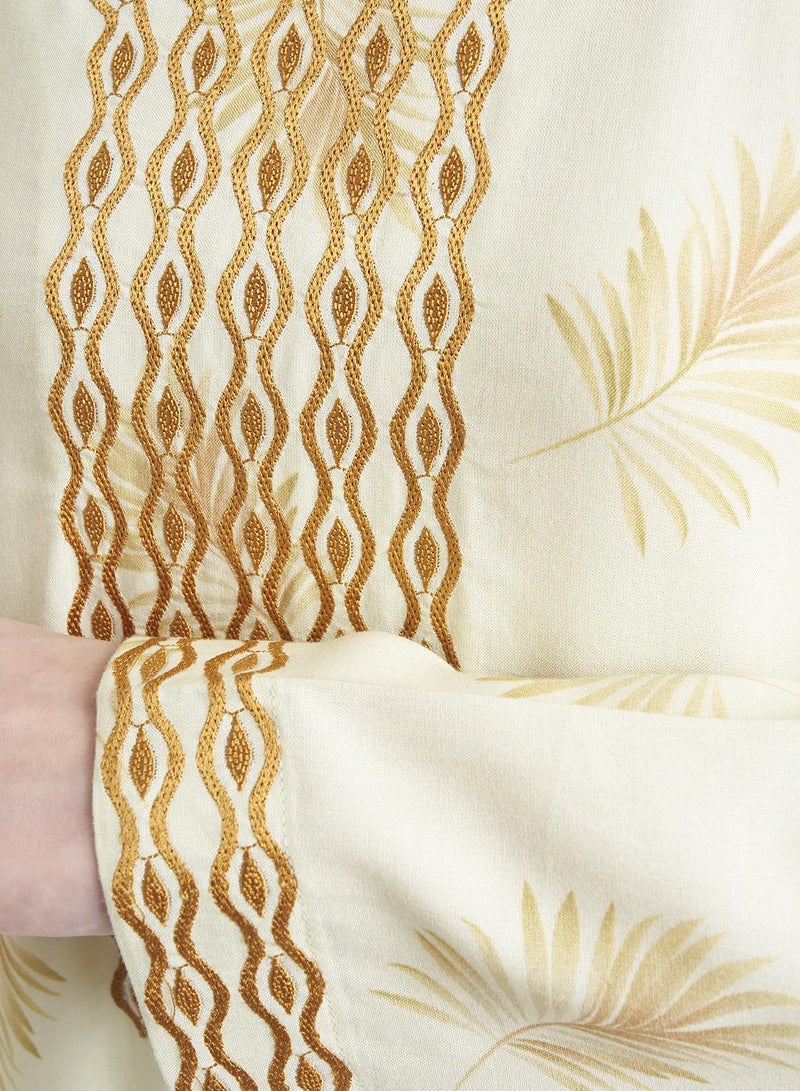 KASHKHA Viscose Printed Jalabiya - Image 4