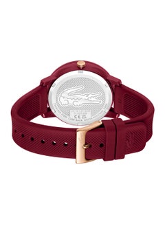 LACOSTE Women's Analog Round Shape Silicone Wrist Watch 2001328 - 38 Mm  - Image 3