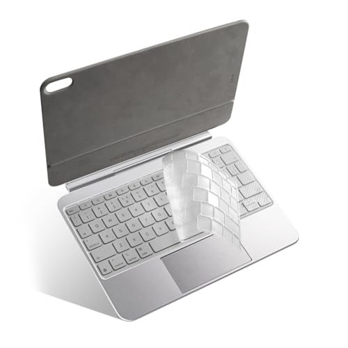 IMMOENUC Keyboard Cover Protector for 11 inch Magic Keyboard (2026 2025 iPad Air M4 M3,iPad Pro M5 M4) TPU Material Compatible with iPad A16 & iPad 10 Magic Keyboard Folio (Carbon Fiber Texture) - Image 1