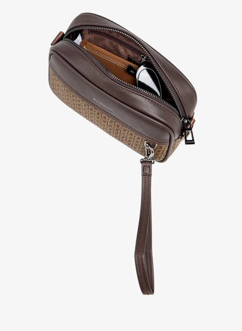 Duchini  Men Monogram Print Crossbody Bag for Men | Best Price UAE
