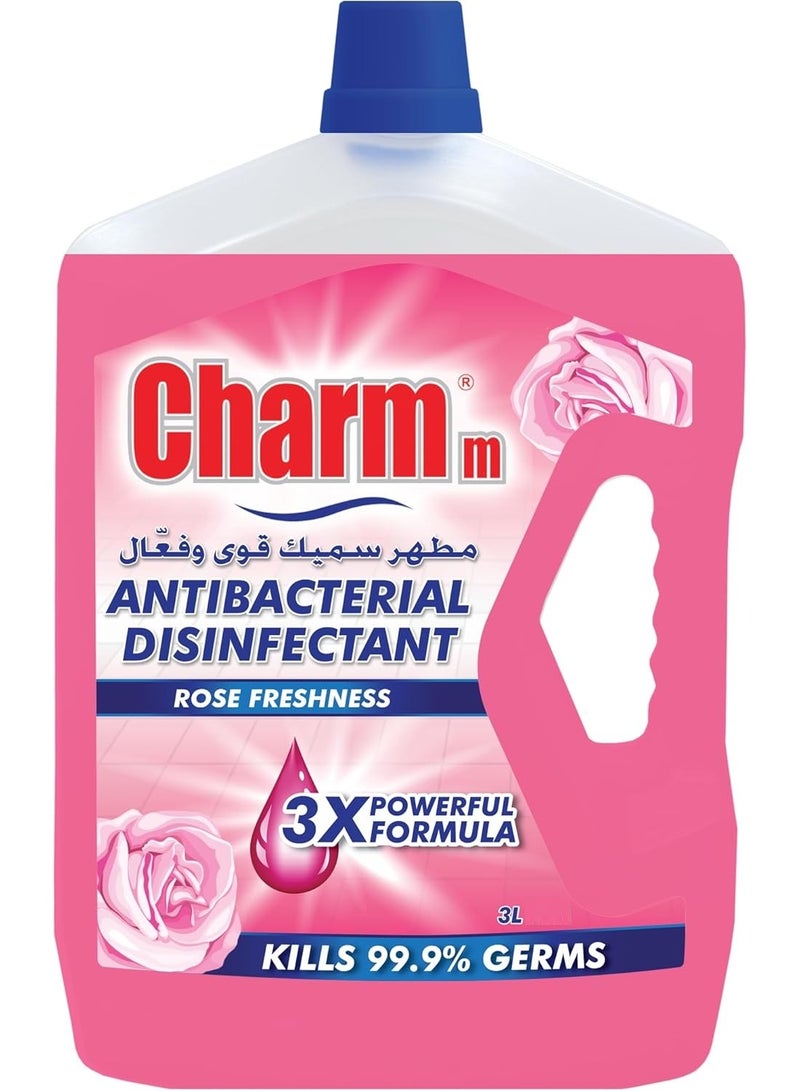 CHARMM Antibacterial Disinfectant Rose Freshness 3L - Image 1