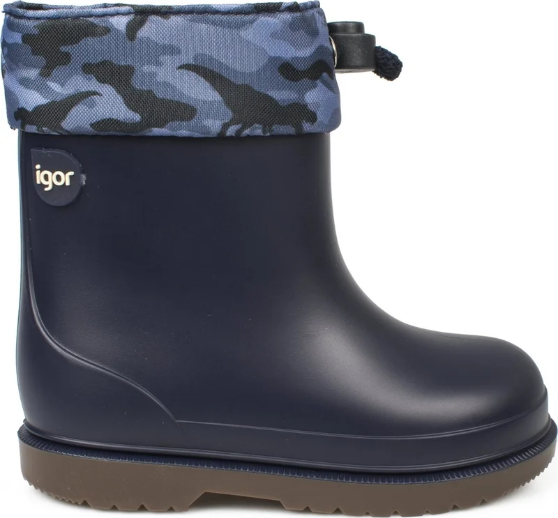 ايجور W10212K Bimbi Camo Rain Navy Blue Kids Boots