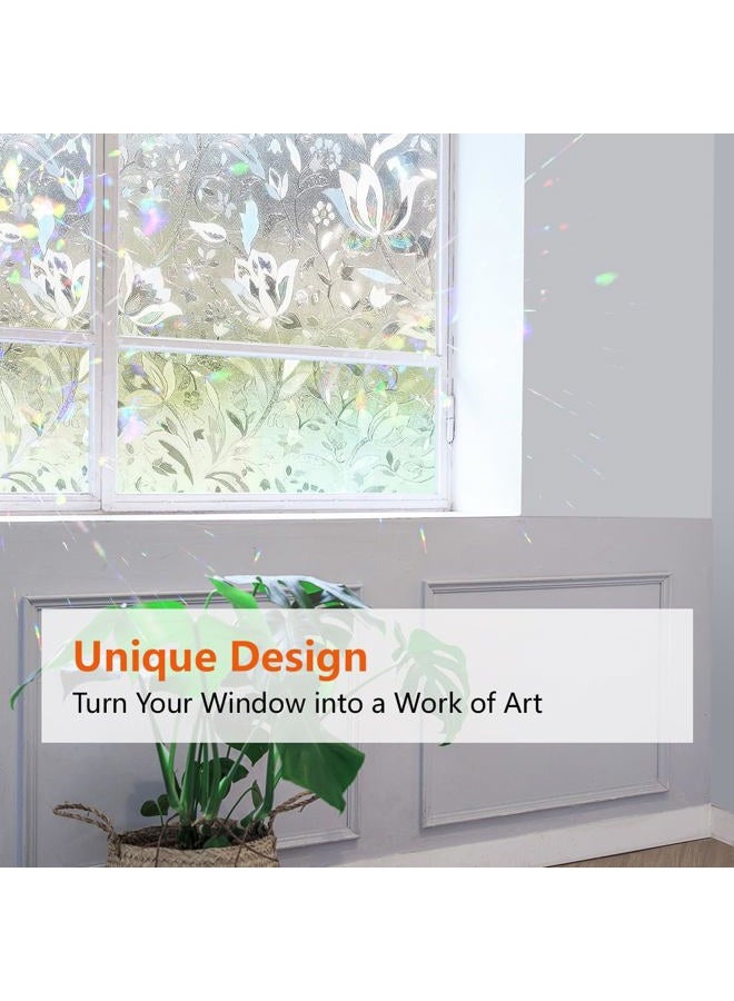 Bloss Window Film Decorative Window Films Window Clings Window Shades Window Decals Window Tint Privacy Windows Film, 45cm by 200cm - Image 3