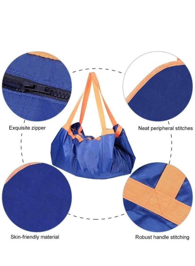 سجادة للرحلات قابلة للطي في الهواء الطلق حقيبة سفر مقاومة للماء وسجادة للرحلات وبطانية الشاطئ متعددة الوظائف قابلة للطي وخفيفة الوزن حقيبة بطانية للرحلات والتخييم - Image 2