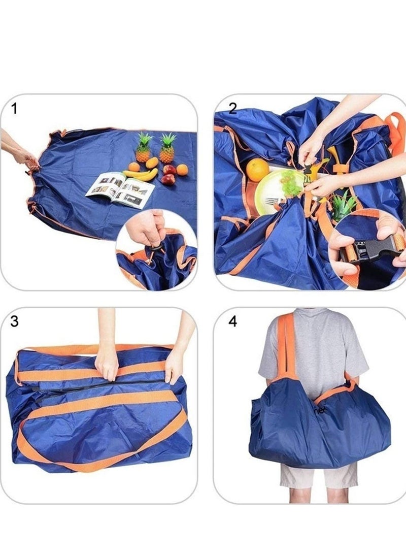 سجادة للرحلات قابلة للطي في الهواء الطلق حقيبة سفر مقاومة للماء وسجادة للرحلات وبطانية الشاطئ متعددة الوظائف قابلة للطي وخفيفة الوزن حقيبة بطانية للرحلات والتخييم - Image 1