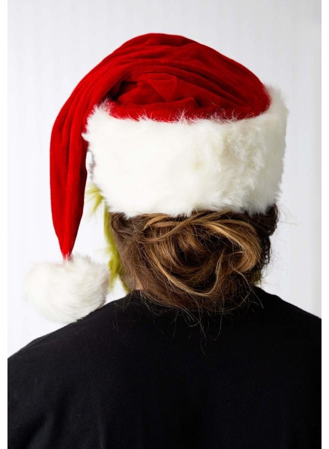 elope Grinch Beard Santa Hat, Green, One Size - Image 5