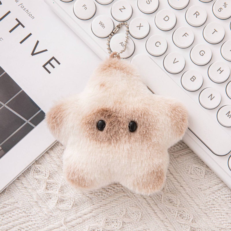 Cute Capybara and Siamese Cat Plush Keychain Pendant - Image 2