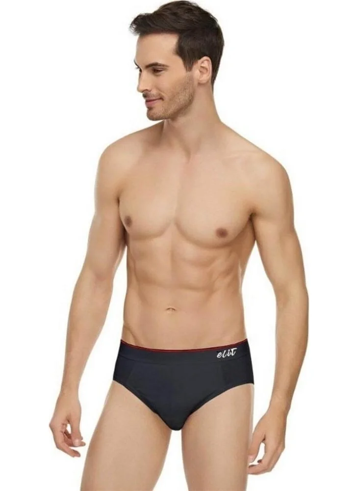 Tutku 3-Piece Elite 1351 Lycra Belted Kom Cotton Slip Men's Panties