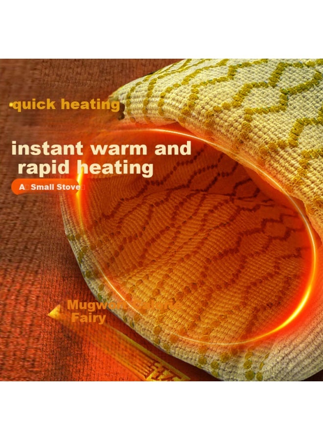 Dishu Knee Warmers For Arthritis And Meniscus Injury, Moxa Self-heating Knee Support For Men And Women, Cycling Knee Brace - Image 2