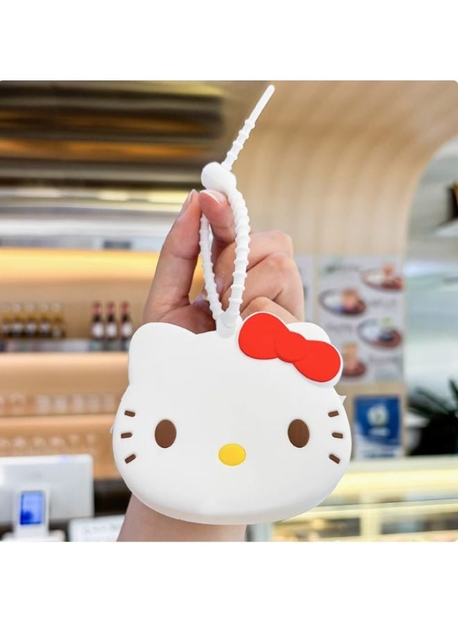 Sanrio Hello Kitty Cute Purse Keychain-Soft Silicone - Image 2