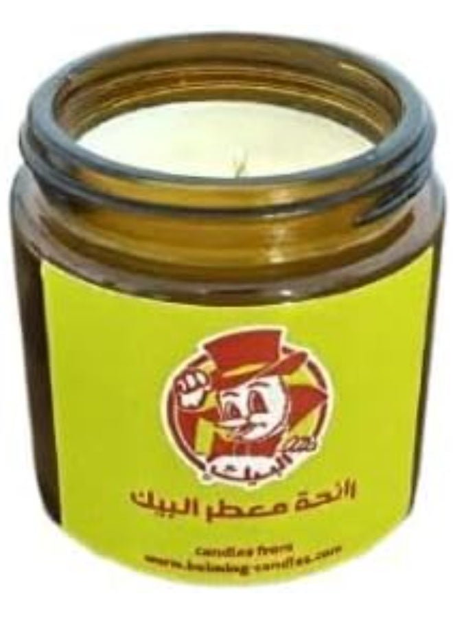 شمعة معطرة البايك | شمعة عطرية للمنزل، المكتب والاسترخاء | عطر يدوم طويلًا