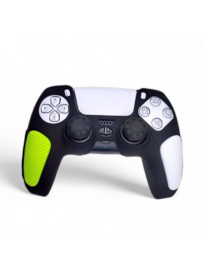 Silicone Cover for PS5 Controller with Anti-Slip Grips – Stylish Dual-Color Design  - Image 1